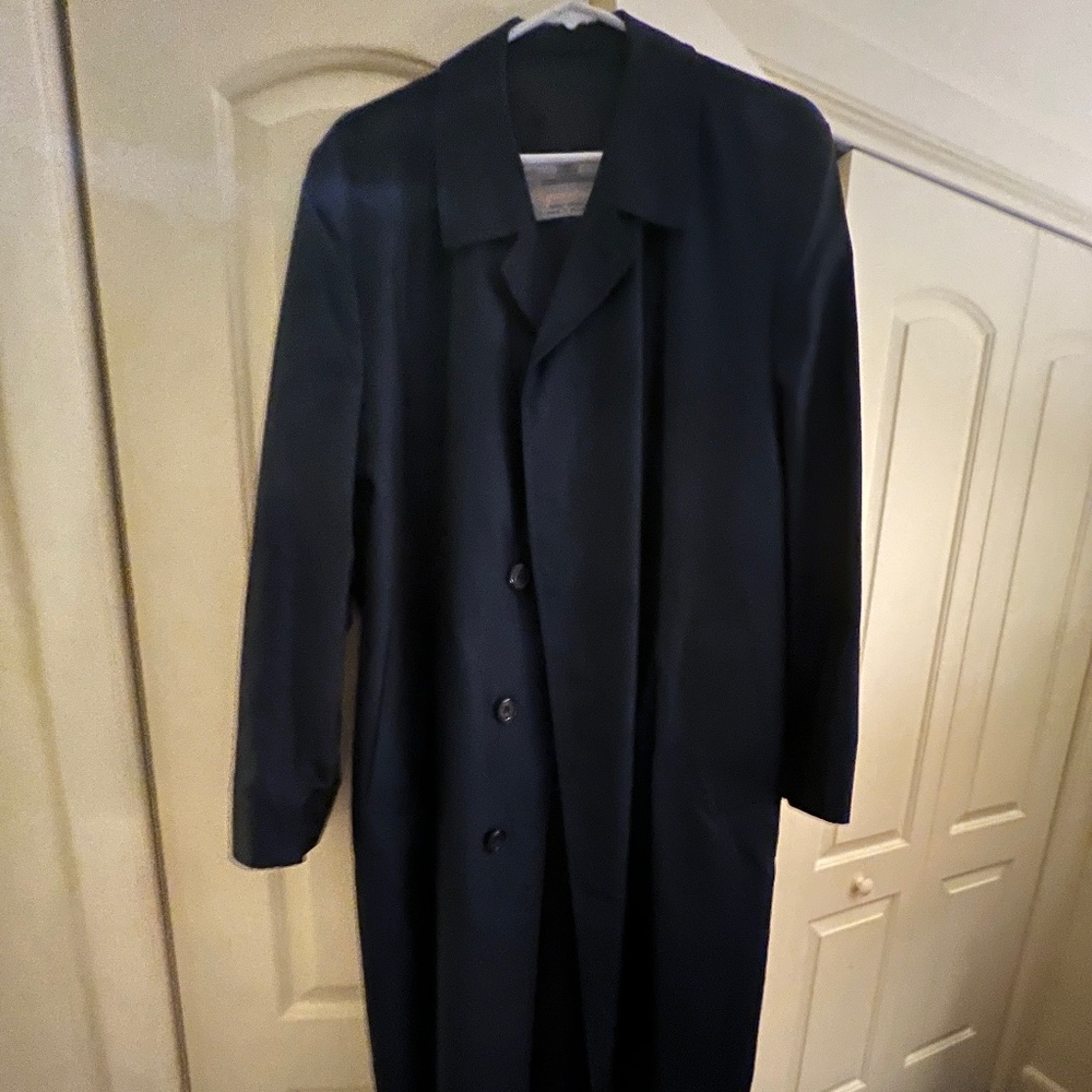 Aquascutum Silk Blue Trenchcoat